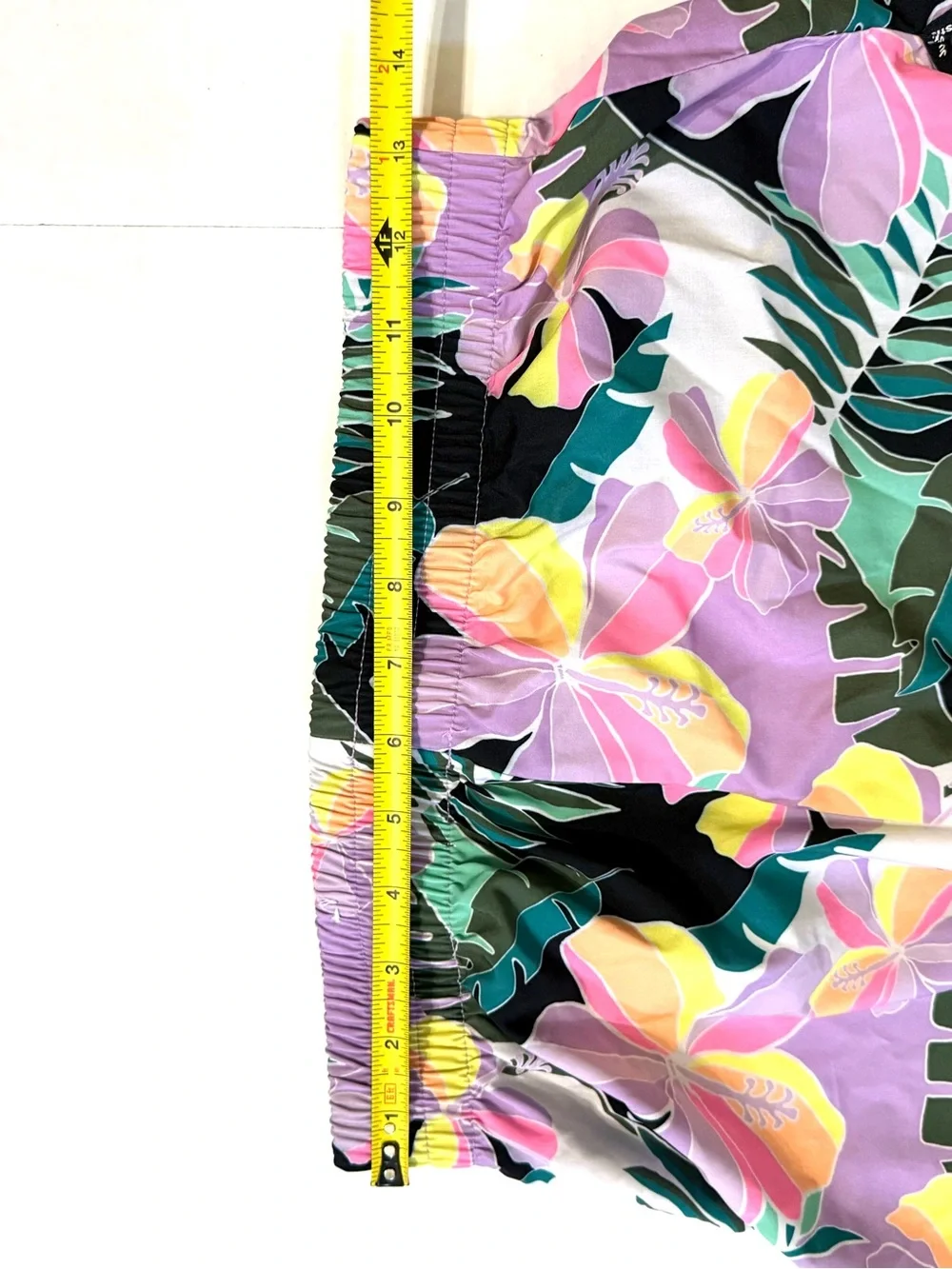 Justice Floral Black, Purple & Mint Layered Active Shorts